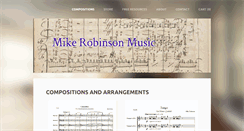 Desktop Screenshot of mrobinsonmusic.com
